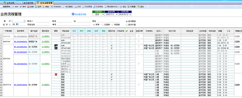 廣告公司管理軟件業(yè)務(wù)流程管理